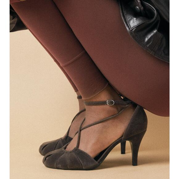 RARE!!! ZARA Ankle Strap Heels NWT - Picture 8 of 17